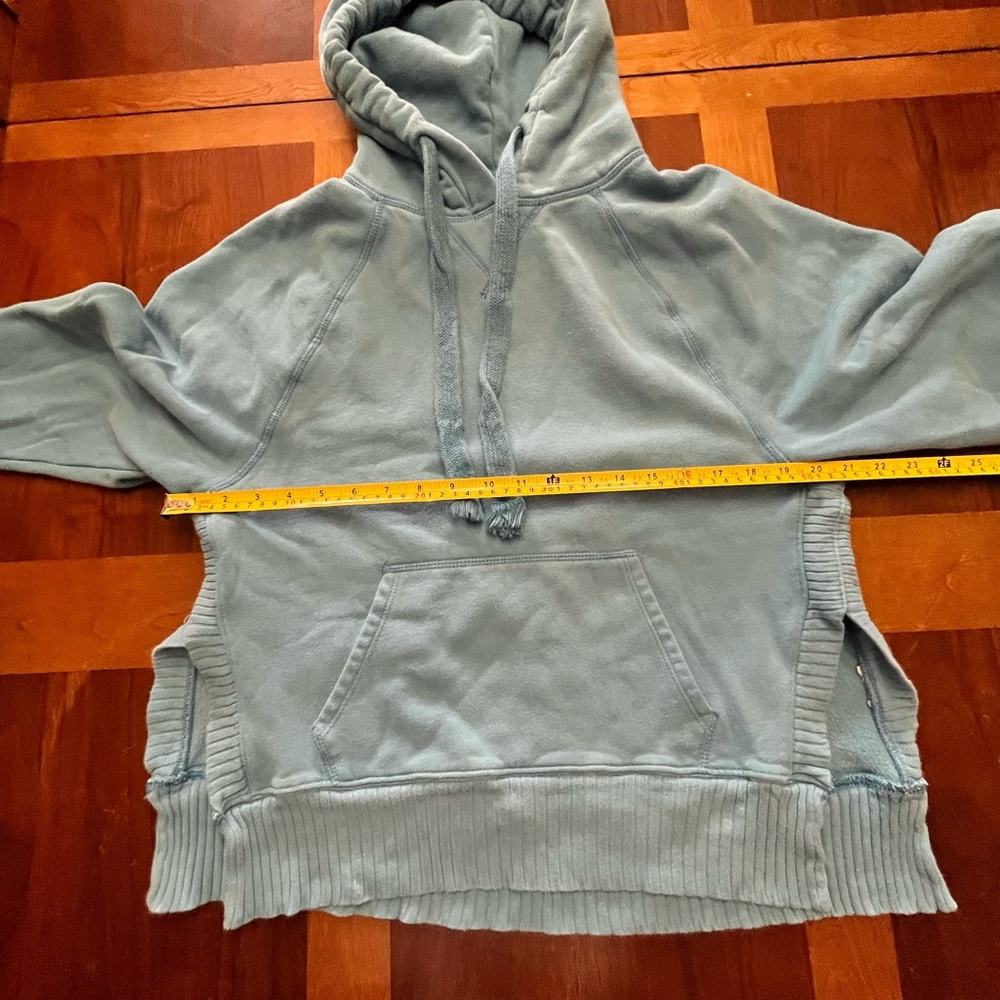 American Eagle Oversized Baby Blue Hoodie Size XS - Picture 8 of 8
